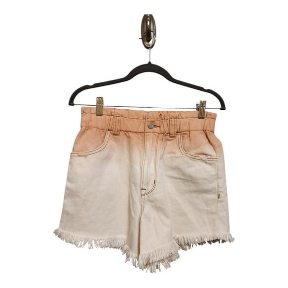 Vervet Sienna Super High‎ Rise Paperbag Denim Shorts Size Medium - Picture 1 of 12